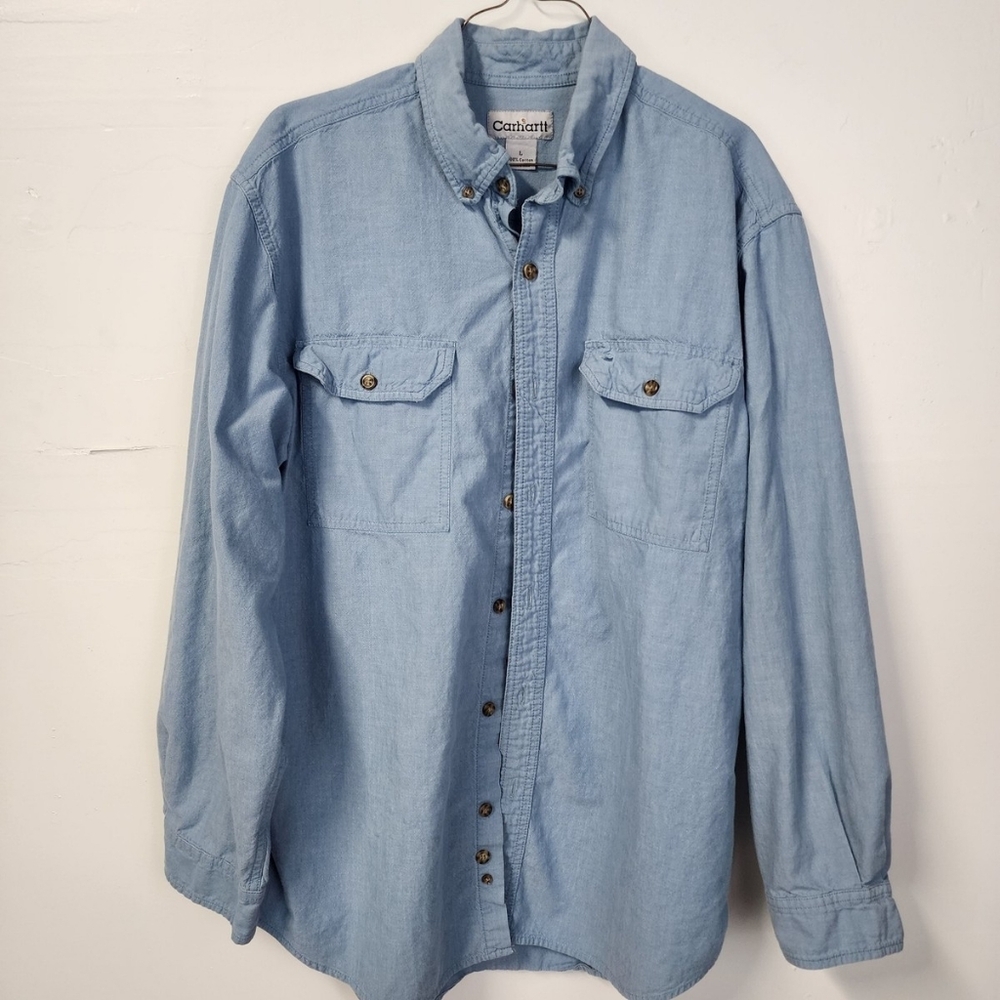 Carhartt Sky Blue Cotton Shirt